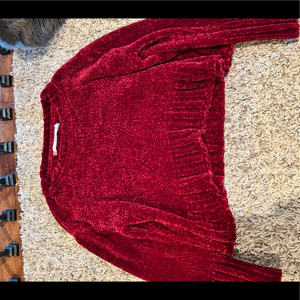 Red sweater